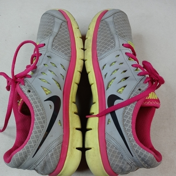 Nike Women's “Flex 2013 Run” Pink & Blue Teal Runn - Picture 9 of 11